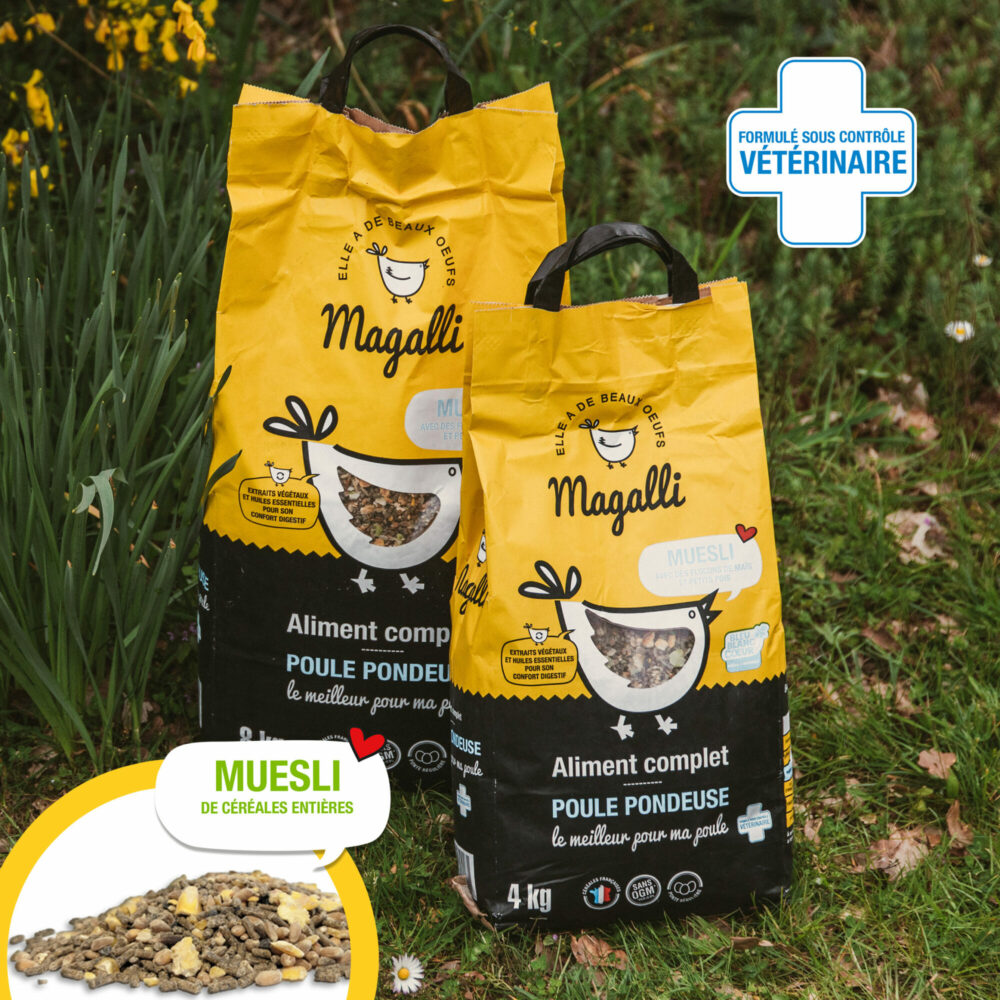 Mélange Poule Pondeuse Muesli Bio 8kg - Magalli - Cdiscount Animalerie