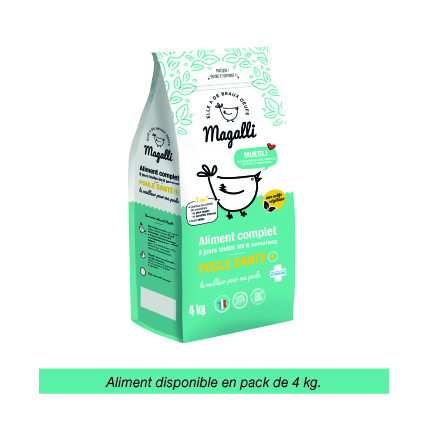 Aliment complet poule pondeuse 4KG 8KG Magalli