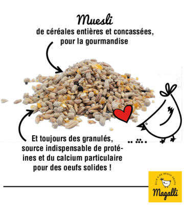 MAGALLI - BOX MUESLI PONDEUSE BIO