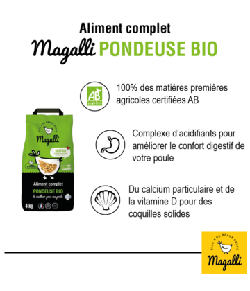 MAGALLI - BOX MUESLI PONDEUSE BIO