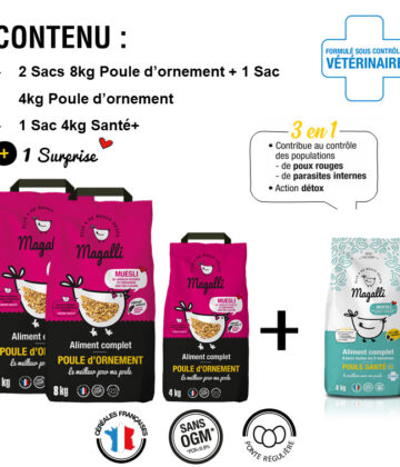 MAGALLI - BOX MUESLI POULE D'ORNEMENT